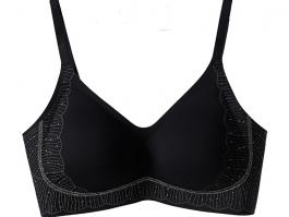 【22069】Chinese Aesthetic Hollowed-out Floral Design Bra